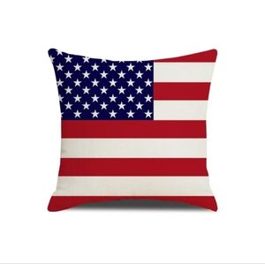 American Flag Pillow Cover